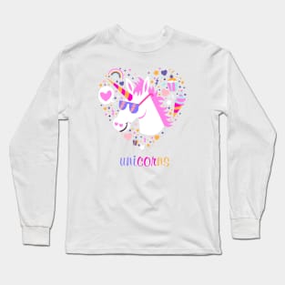 Charismatic unicorn horse Long Sleeve T-Shirt